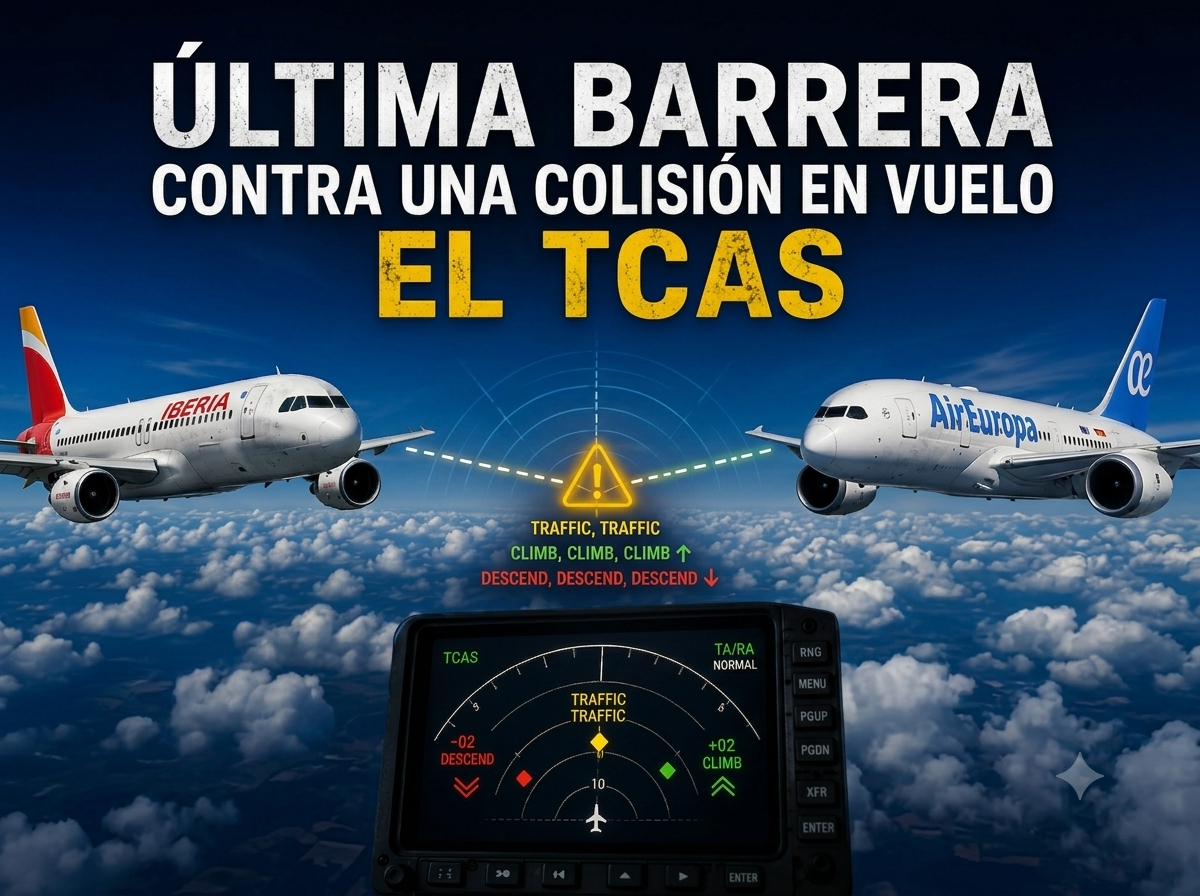 ¿Pueden dos aviones colisionar en vuelo? El reciente incidente de Iberia y Air Europa